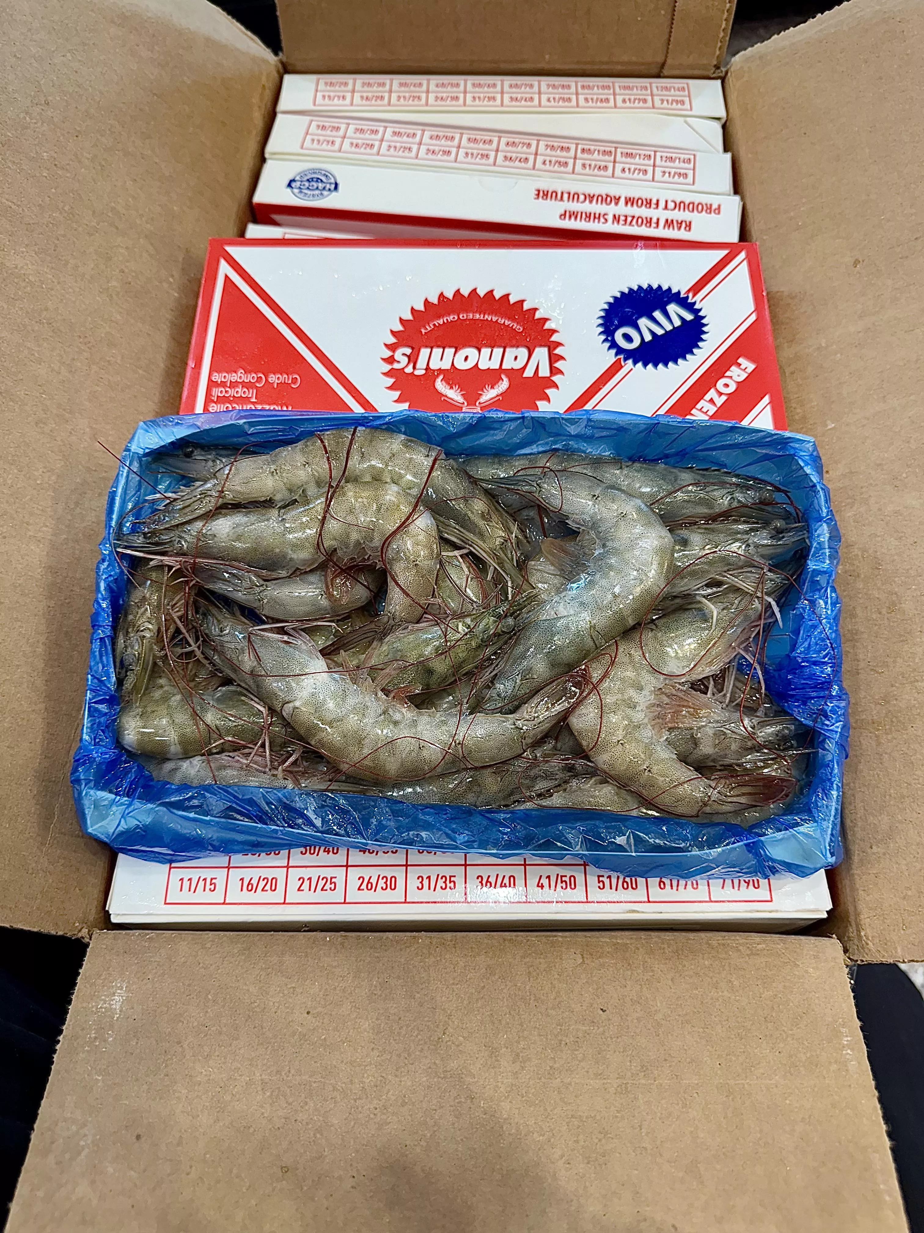 🦐 活凍白蝦2盒