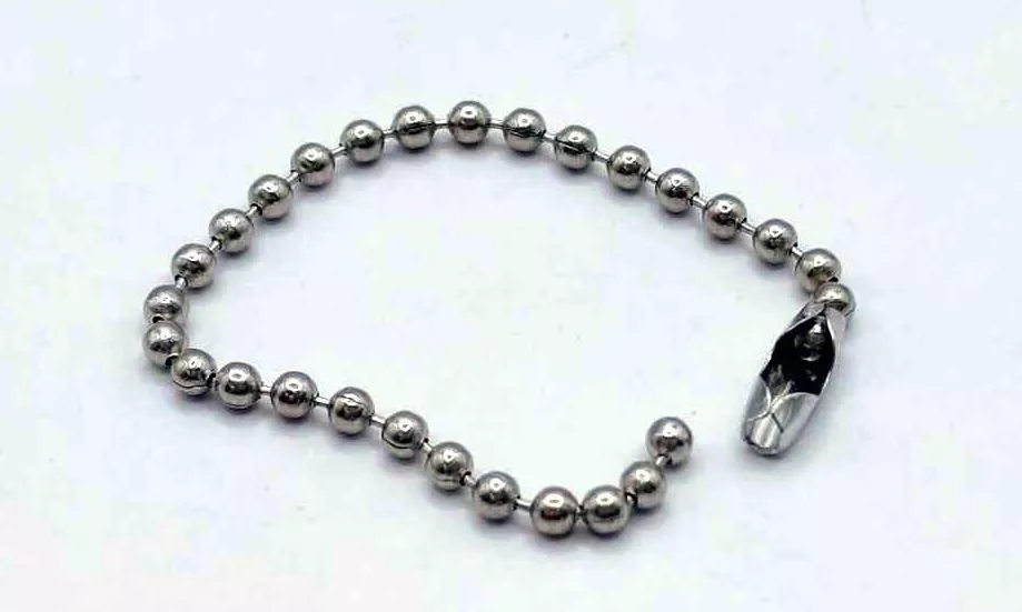 2.4mm 彩色烤漆珠鍊 長度10mm