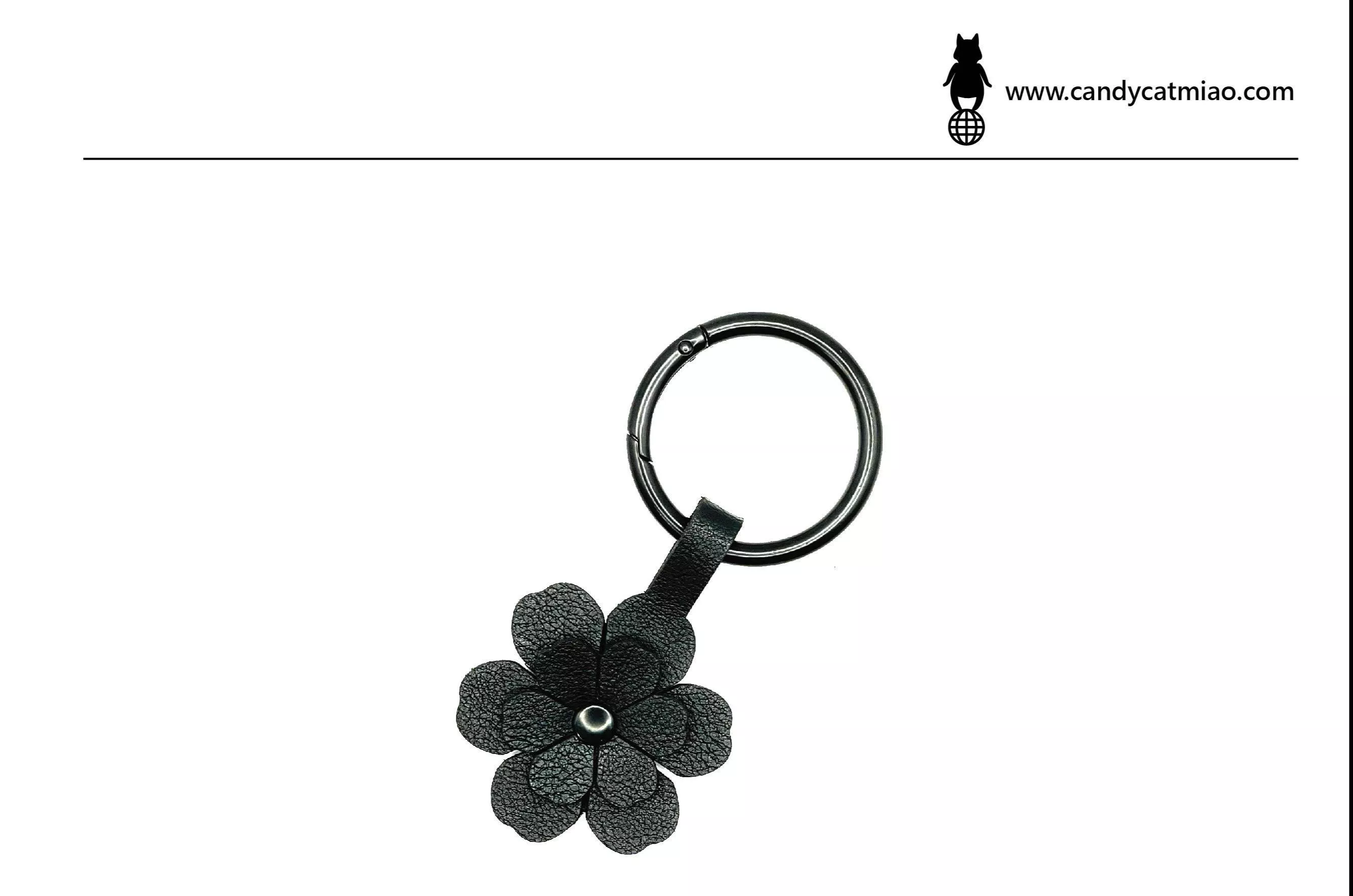 【貓貓糖果罐原創材料包】六瓣花朵鑰匙圈