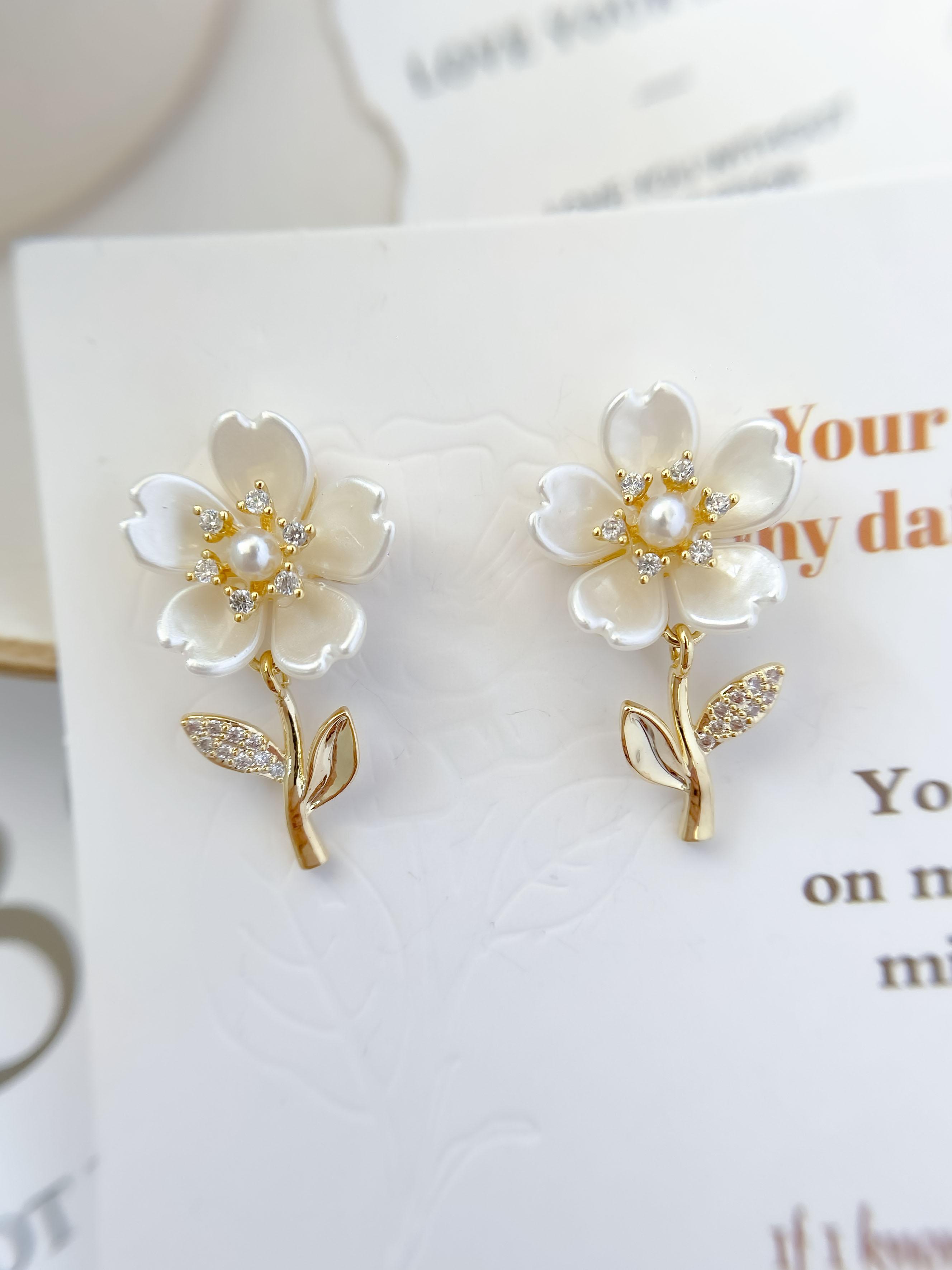 山白花｜whitewild bloom．耳環