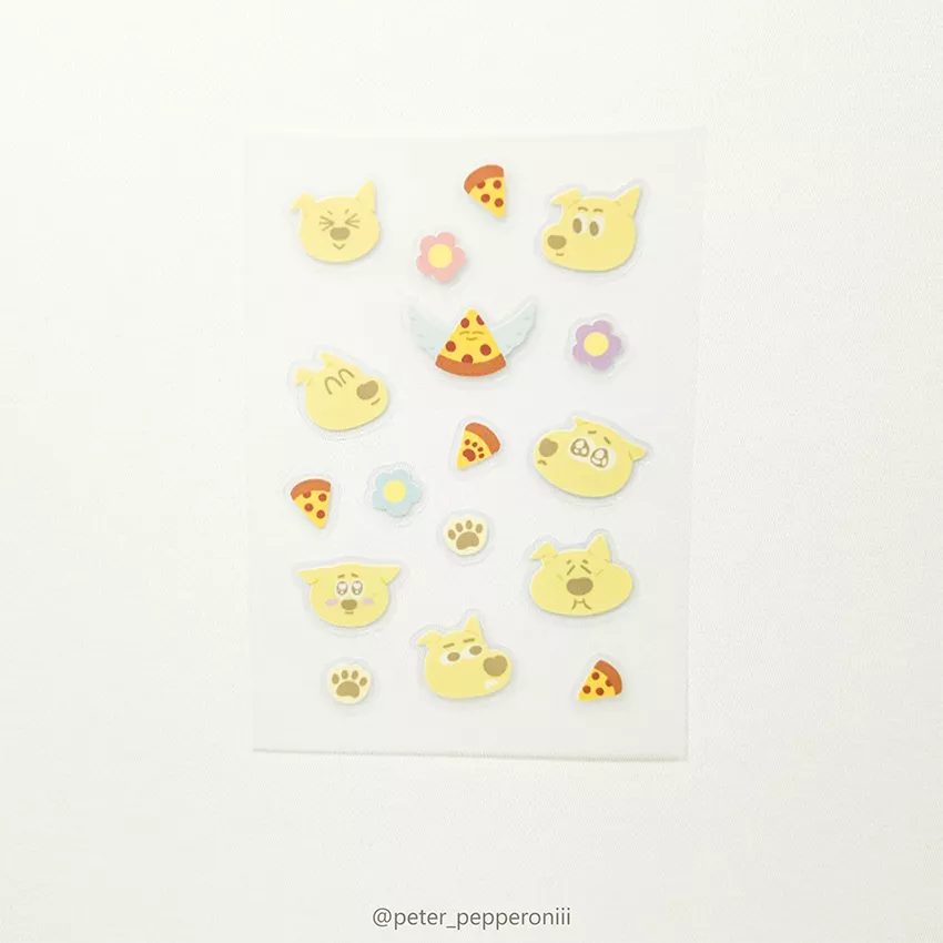 彼得臘腸 - 圖鑑貼紙