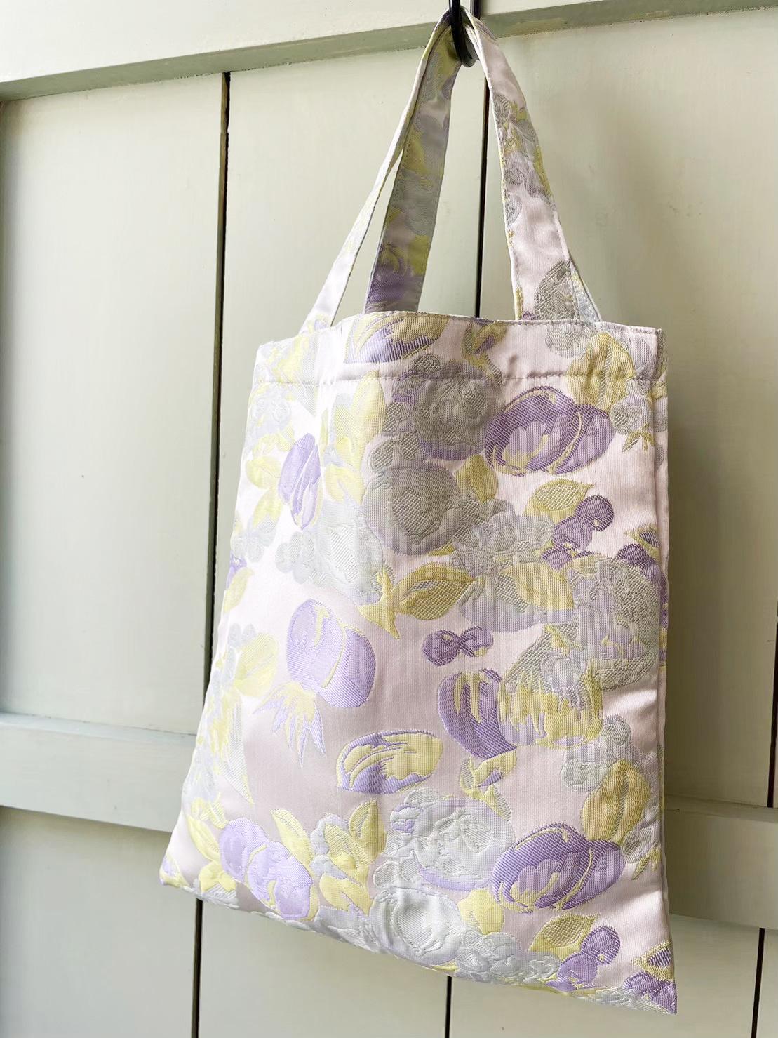 春天花布手提布袋 輕便手提袋 / Spring Floral Design Bag