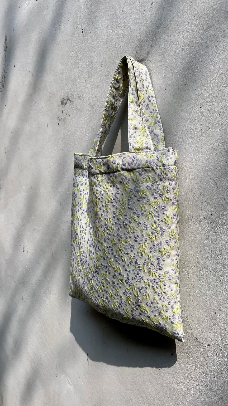 春天花布手提布袋 輕便手提袋 / Spring Floral Design Bag