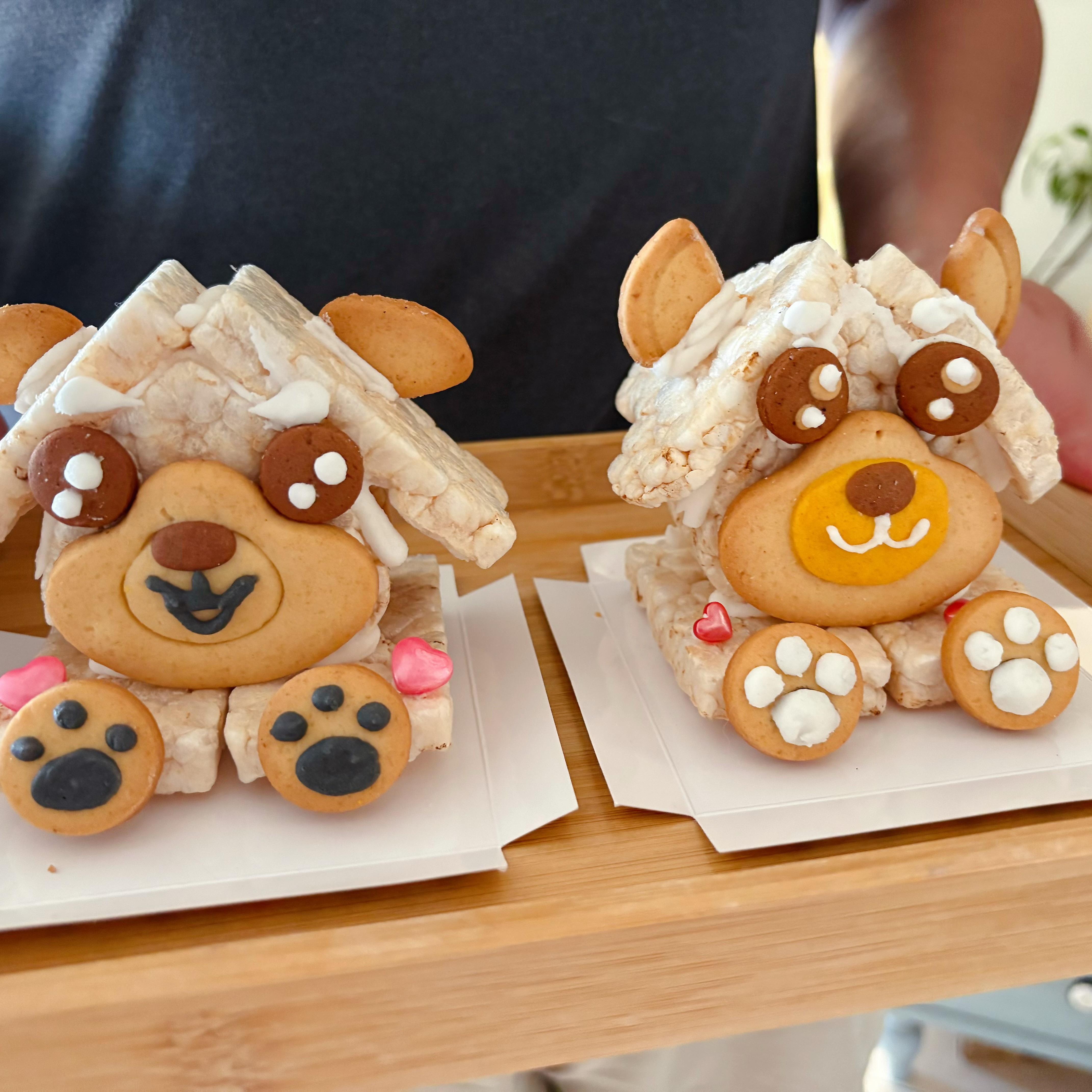 萌犬汪汪小窩｜米餅屋DIY｜材料包｜親子互動｜活動課程