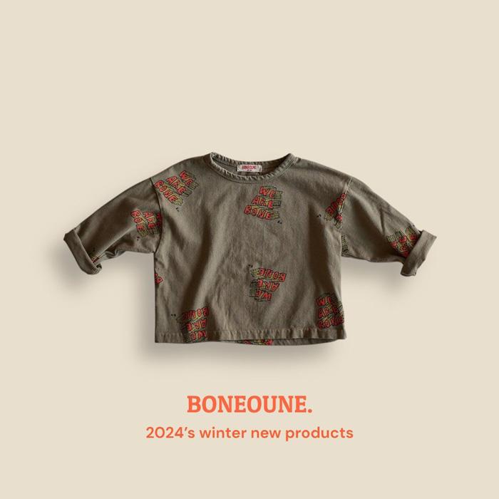 【90-160】韓國童裝 BONEOUNE 冬季商品 MY BONE 上衣