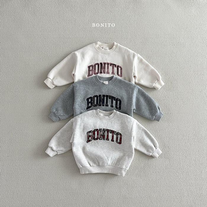 【80-120 親子款】韓國童裝 BONITO 冬季商品 BONITO LOGO上衣