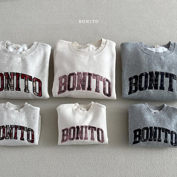 【80-120 親子款】韓國童裝 BONITO 冬季商品 BONITO LOGO上衣