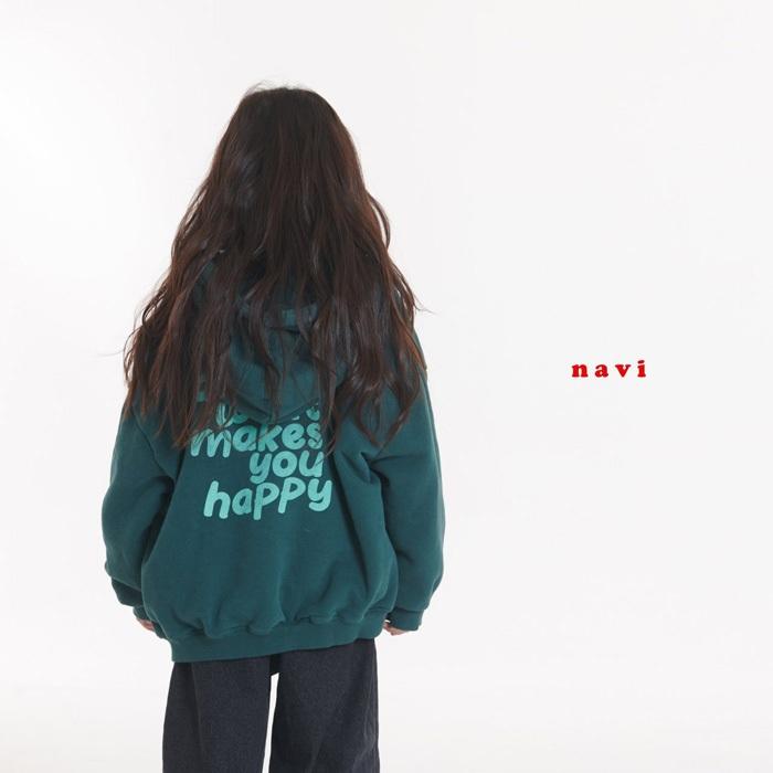 【90-155】韓國童裝 NAVI 冬季商品 makes happy 連帽外套