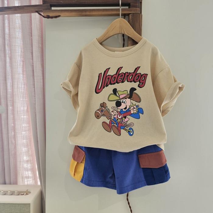 【80-133】韓國童裝 夏季商品 1STBLUE Underdog 上衣