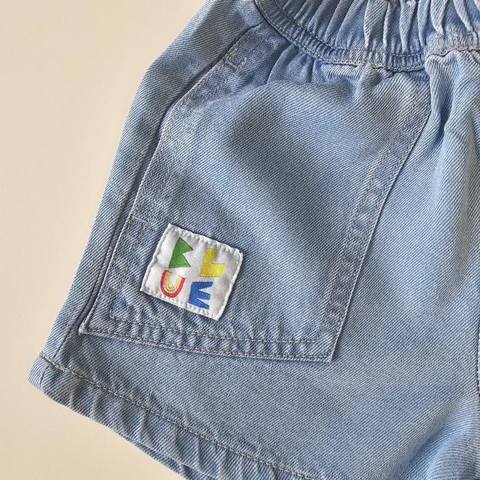 【80-133】韓國童裝 夏季商品 1STBLUE 牛仔短褲