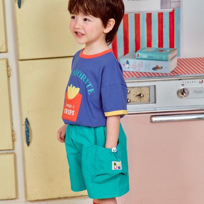 【80-133】韓國童裝 夏季商品 1STBLUE 薯條上衣