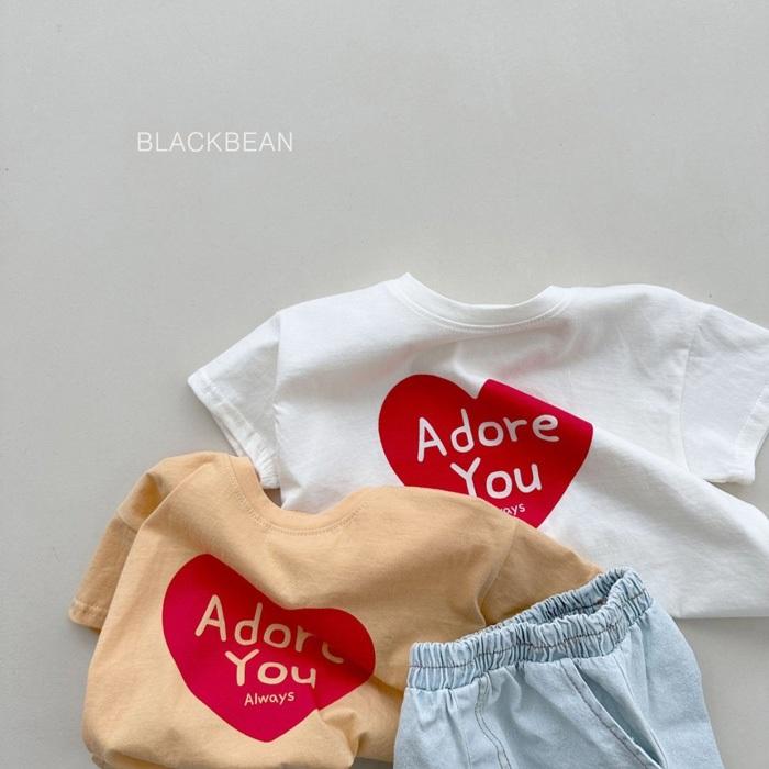 【80-120】韓國童裝 BLACKBEAN 夏季商品 愛心上衣