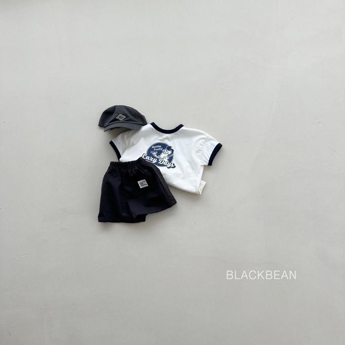 【80-120】韓國童裝 BLACKBEAN 夏季商品 lazy day滾邊上衣
