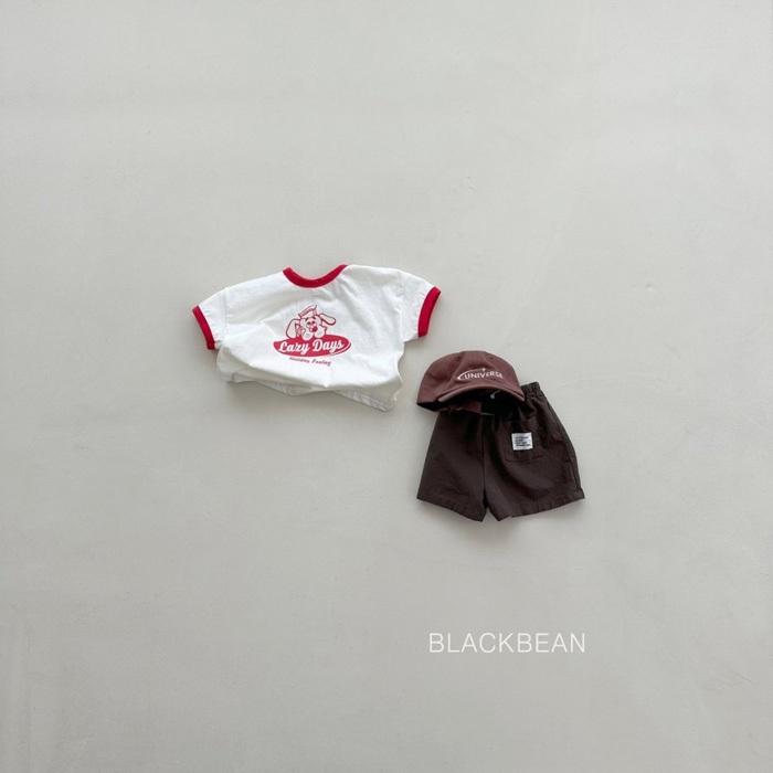 【80-120】韓國童裝 BLACKBEAN 夏季商品 lazy day滾邊上衣