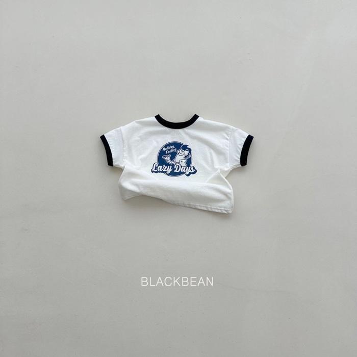 【80-120】韓國童裝 BLACKBEAN 夏季商品 lazy day滾邊上衣