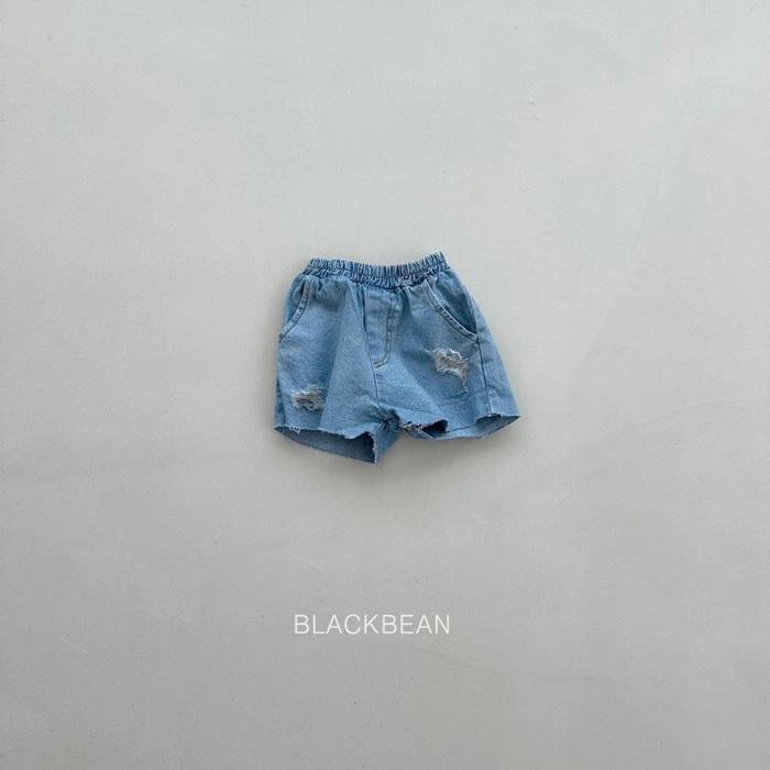 【80-120】韓國童裝 BLACKBEAN 夏季商品 抓破牛仔褲