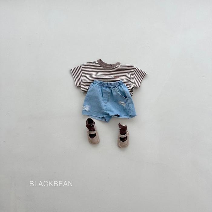 【80-120】韓國童裝 BLACKBEAN 夏季商品 抓破牛仔褲