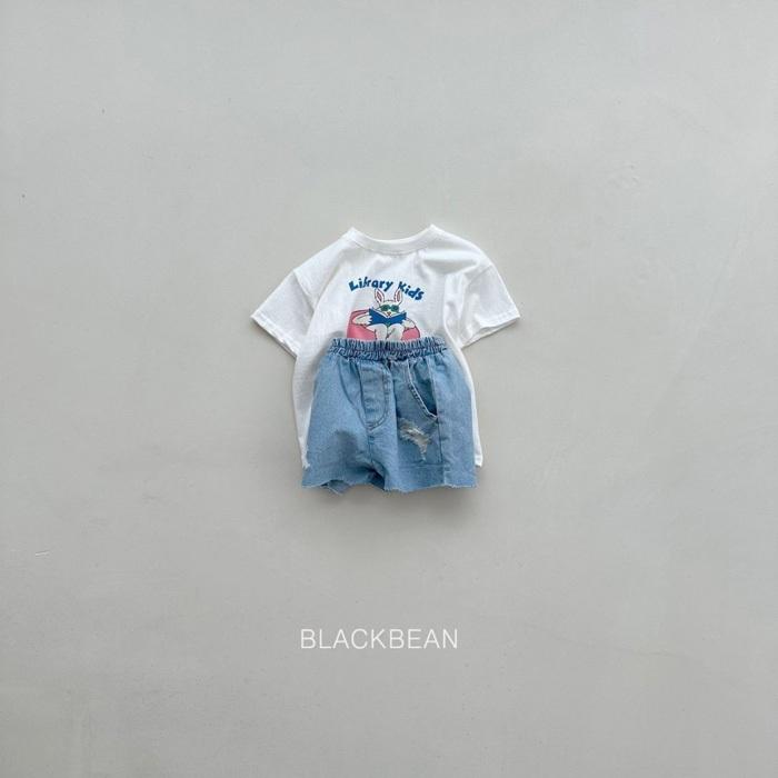 【80-120】韓國童裝 BLACKBEAN 夏季商品 抓破牛仔褲