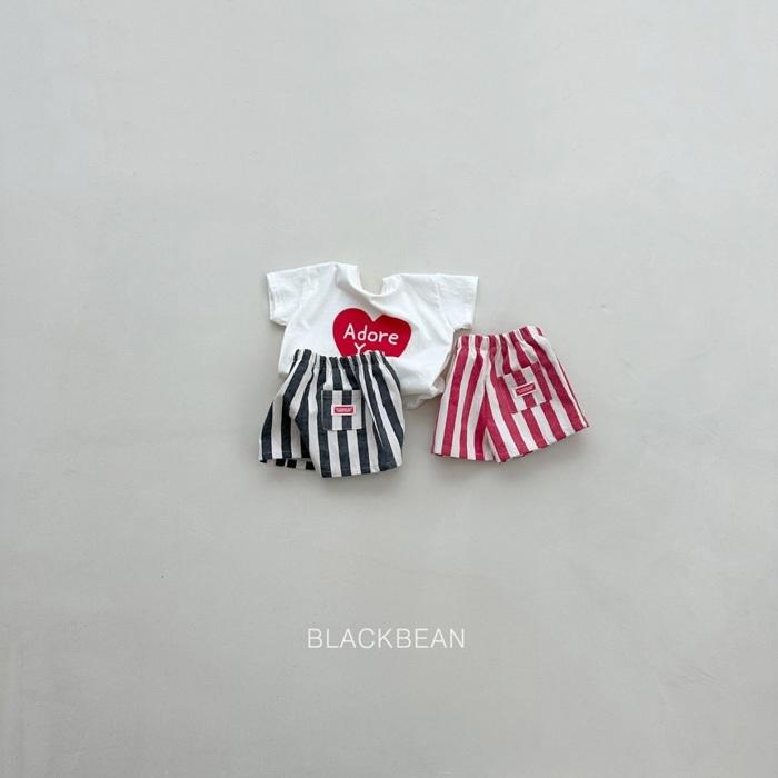 【80-120】韓國童裝 BLACKBEAN 夏季商品 條紋短褲
