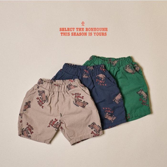 【90-155】韓國童裝 BONEOUNE 夏季商品 滿版豹短褲