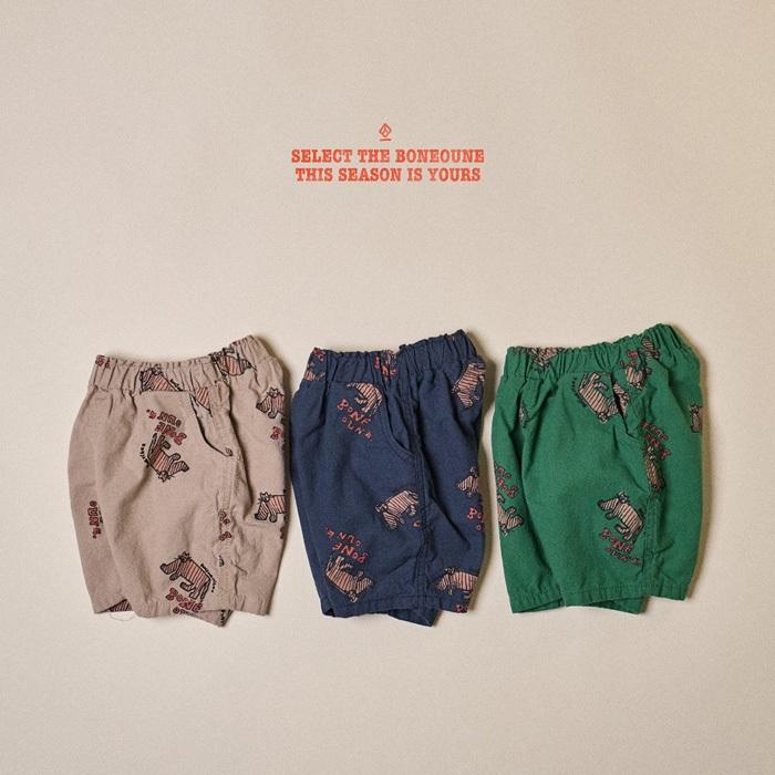 【90-155】韓國童裝 BONEOUNE 夏季商品 滿版豹短褲