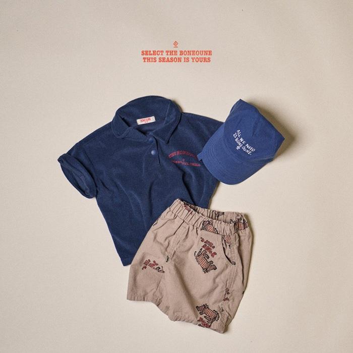 【90-155】韓國童裝 BONEOUNE 夏季商品 滿版豹短褲