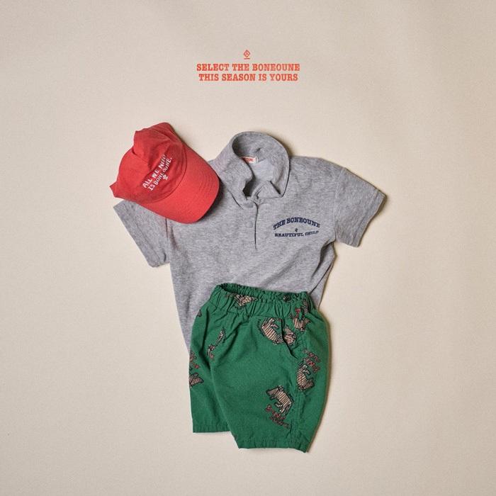 【90-155】韓國童裝 BONEOUNE 夏季商品 滿版豹短褲