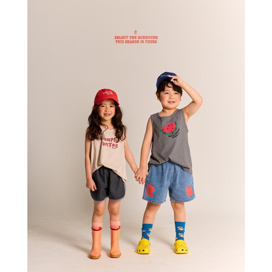 【90-155】韓國童裝 BONEOUNE 夏季商品 BN 牛仔短褲