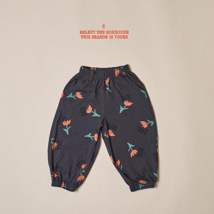 【90-155】韓國童裝 BONEOUNE 夏季商品 鬱金香縮口休閒褲