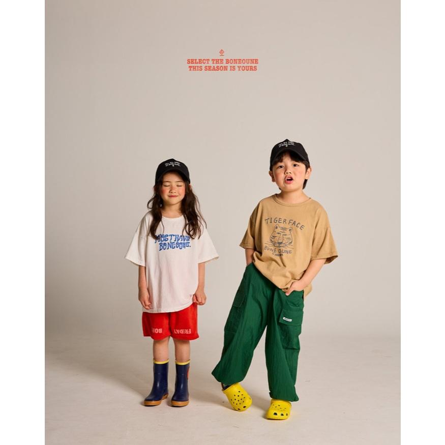 【90-155】韓國童裝 BONEOUNE 夏季商品 老虎頭上衣