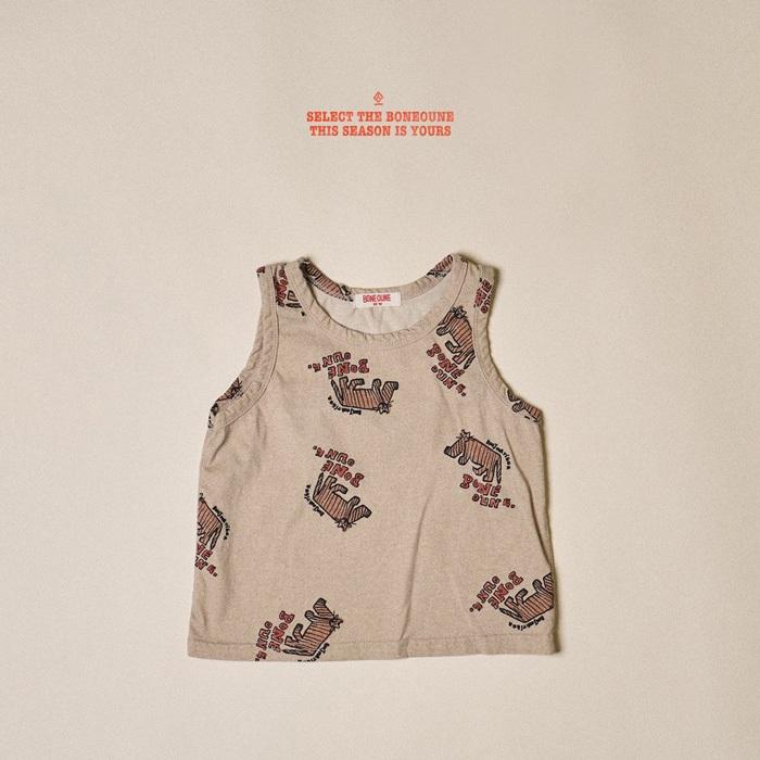 【90-155】韓國童裝 BONEOUNE 夏季商品 滿版豹背心