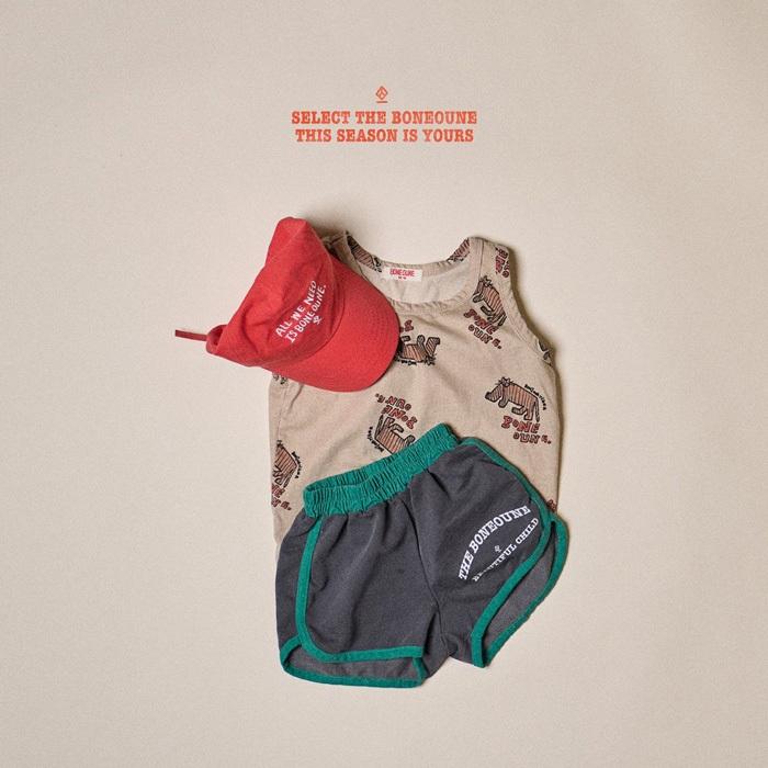 【90-155】韓國童裝 BONEOUNE 夏季商品 滿版豹背心