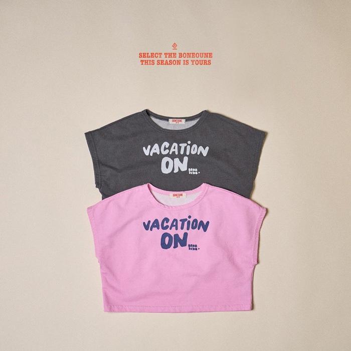 【90-155】韓國童裝 BONEOUNE 夏季商品 度假模式上衣
