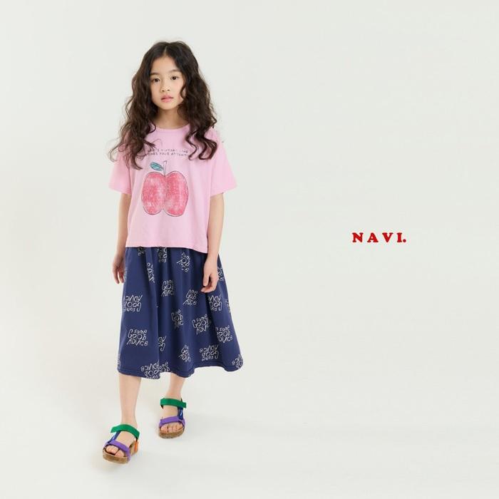 【90-155】韓國童裝 NAVI 夏季商品 NAVI 蘋果上衣