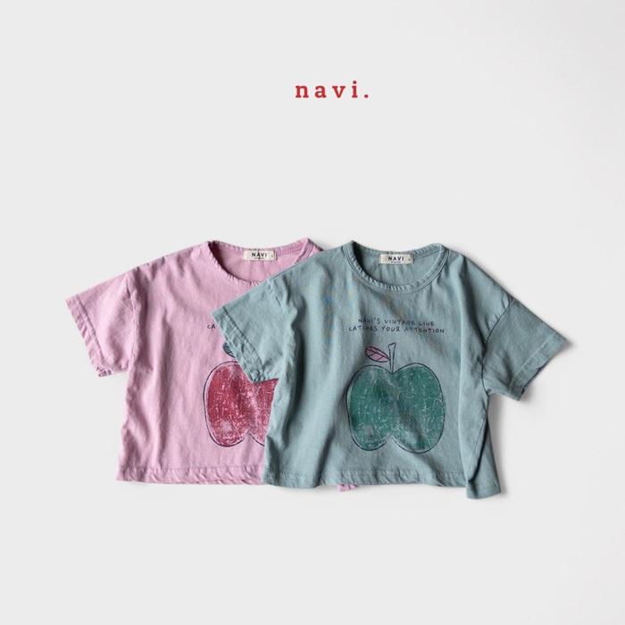 【90-155】韓國童裝 NAVI 夏季商品 NAVI 蘋果上衣