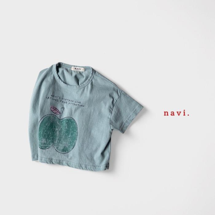 【90-155】韓國童裝 NAVI 夏季商品 NAVI 蘋果上衣