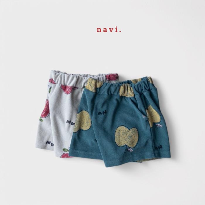 【90-155】韓國童裝 NAVI 夏季商品 NAVI 蘋果滿版短褲