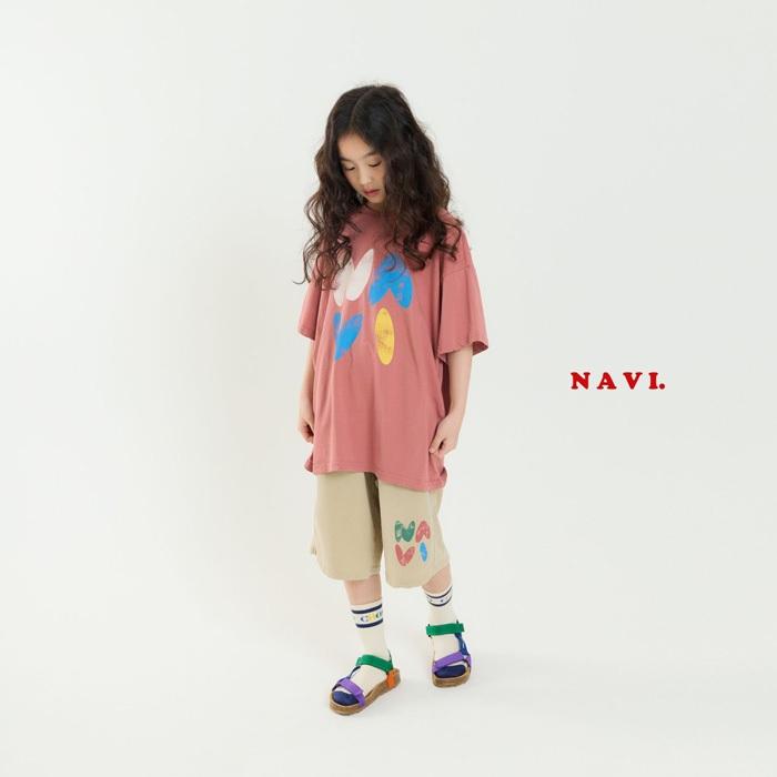 【90-155】韓國童裝 NAVI 夏季商品 NAVI 字母短褲