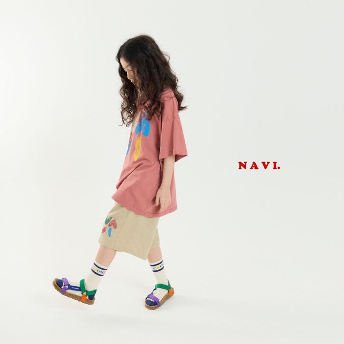 【90-155】韓國童裝 NAVI 夏季商品 NAVI 字母短褲