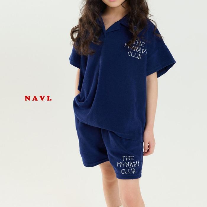 【90-155】韓國童裝 NAVI 夏季商品 英文小標短褲