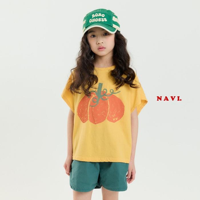 【90-155】韓國童裝 NAVI 夏季商品 NAVI 南瓜上衣