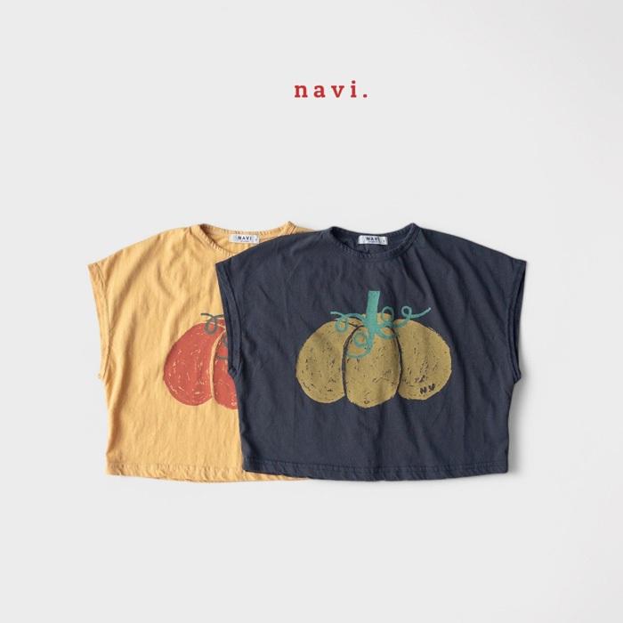 【90-155】韓國童裝 NAVI 夏季商品 NAVI 南瓜上衣