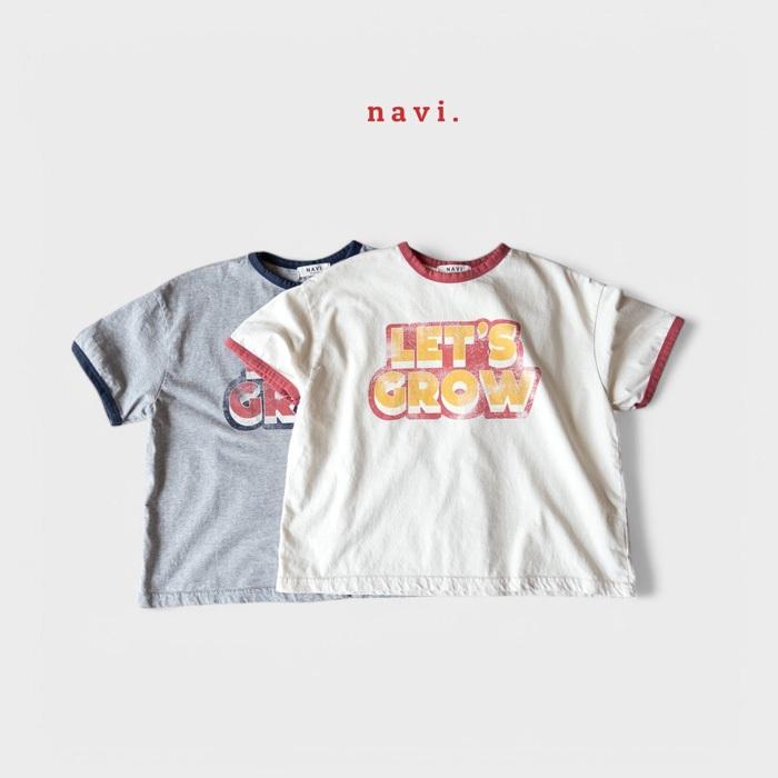 【90-155】韓國童裝 NAVI 夏季商品 LET'S GROW 滾邊上衣