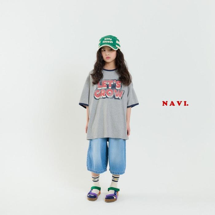 【90-155】韓國童裝 NAVI 夏季商品 LET'S GROW 滾邊上衣