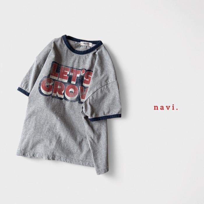 【90-155】韓國童裝 NAVI 夏季商品 LET'S GROW 滾邊上衣