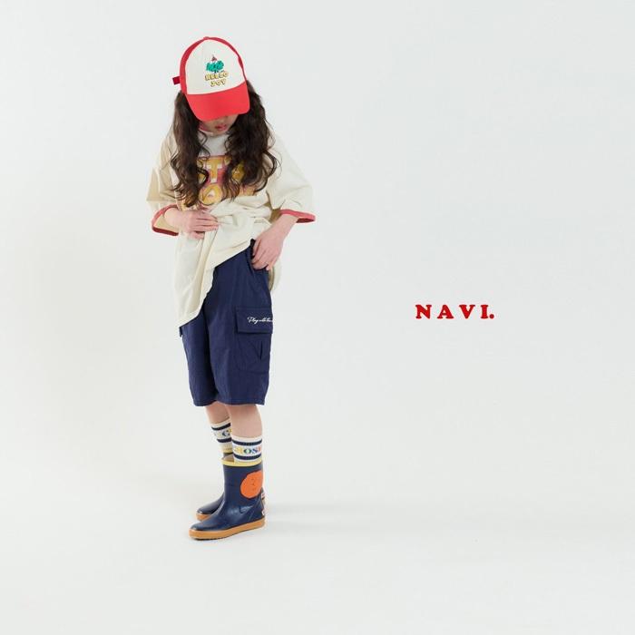 【90-155】韓國童裝 NAVI 夏季商品 口袋工裝短褲