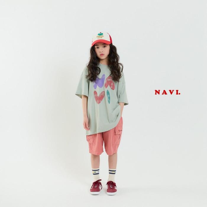 【90-155】韓國童裝 NAVI 夏季商品 口袋工裝短褲