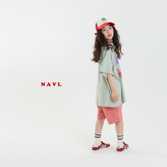 【90-155】韓國童裝 NAVI 夏季商品 口袋工裝短褲