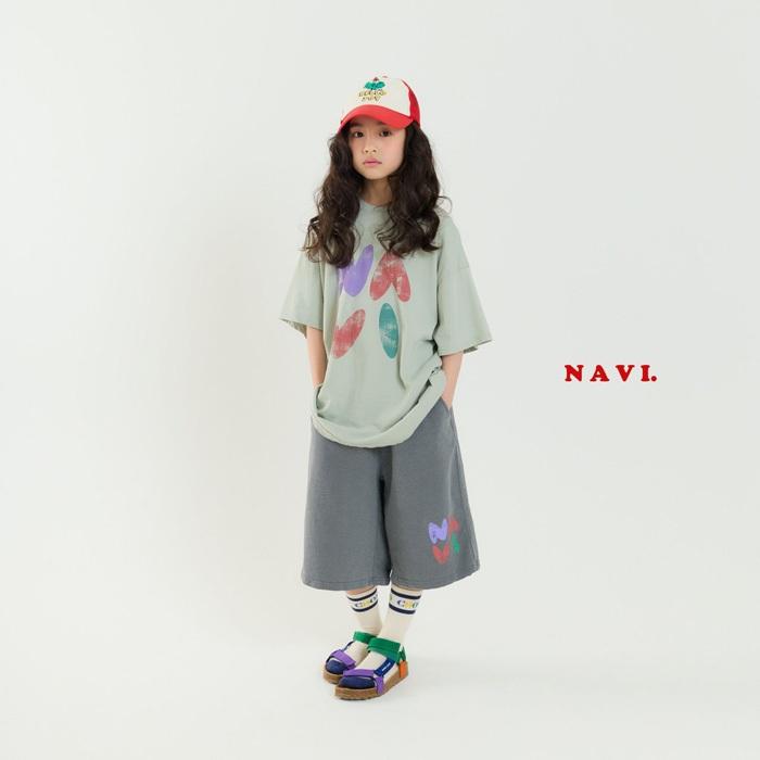 【90-155】韓國童裝 NAVI 夏季商品 NAVI 字母上衣