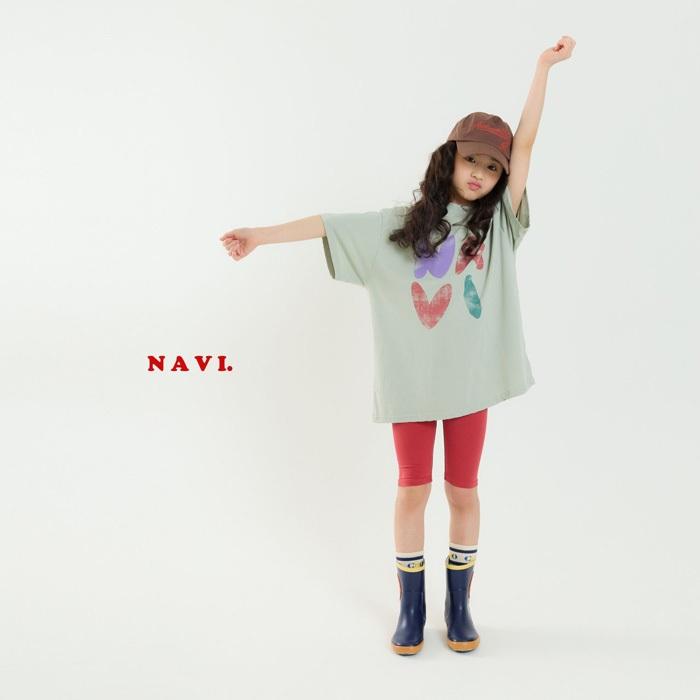 【90-155】韓國童裝 NAVI 夏季商品 NAVI 字母上衣